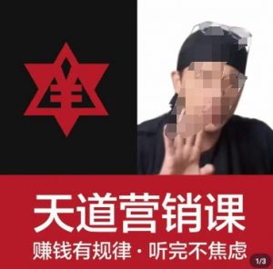 天道老阮-天道营销课，​赚钱有规律，听完不焦虑-甬战资源库
