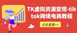 TK虚拟资源变现-tiktok跨境电商教程-甬战资源库