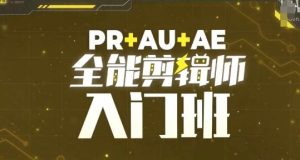 PR+AU+AE全能剪辑师入门班，剪辑入门必学课程-甬战资源库