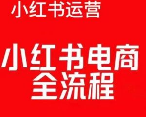 红薯电商实操课，小红书电商全流程-甬战资源库