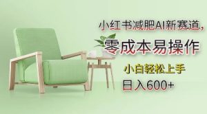 小红书减肥AI新赛道，零成本易操作，日入多张，小白轻松上手【揭秘】-甬战资源库