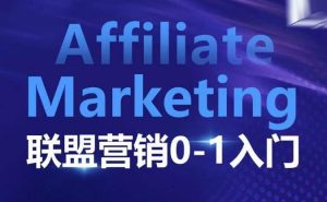 Affiliate Marketing联盟营销0-1入门,联盟营销基本逻辑 联盟平台逻辑及联盟客逻辑全面详解-甬战资源库