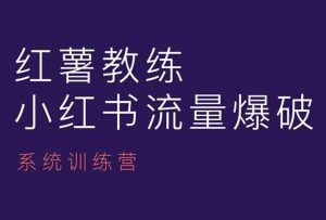 红薯教练-小红书内容运营课,小红书运营学习终点站-甬战资源库