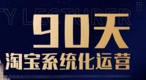 90天淘宝系统化运营,从入门到精通-甬战资源库