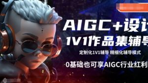 AIGC+设计1V1作品集辅导，0基础也可享AIGC行业红利-甬战资源库