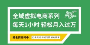 全域虚拟电商变现系列,通过平台出售虚拟电商产品从而获利-甬战资源库