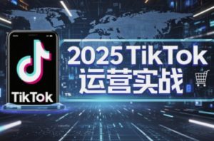 2025TikTok电商运营，掌握TikTok店铺运营核心技巧，实现低成本高转化-甬战资源库
