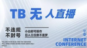 2025年淘宝无人直播带货10.0   全新技术，不违规，不封号，纯小白操作，日入几张【揭秘】-甬战资源库
