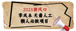 2025新风口,懒人必做项目,浏览器全自动掘金【揭秘】-甬战资源库