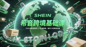希音跨境基础课,SHEIN希音卖家入门实操指南,新手入坑希音必看-甬战资源库