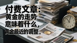 付费文章：黄金的走势意味着什么，如何看待黄金最近的调整-甬战资源库