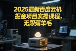 2025最新百度云机掘金项目实操课程单窗口保底5-10元月收益单窗口150+【揭秘】-甬战资源库
